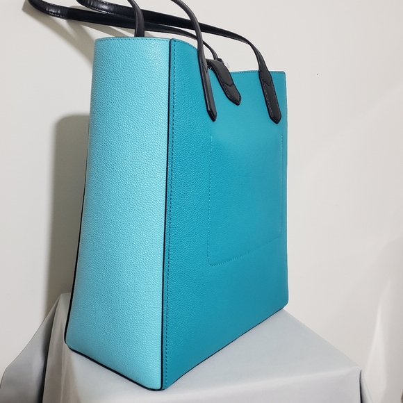 NWT! MICHAEL KORS CASSIE COLORBLOCK LEATHER TOTE - Picture 6 of 14